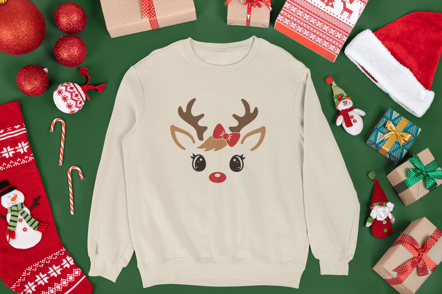 Famille Renne Personnalisé