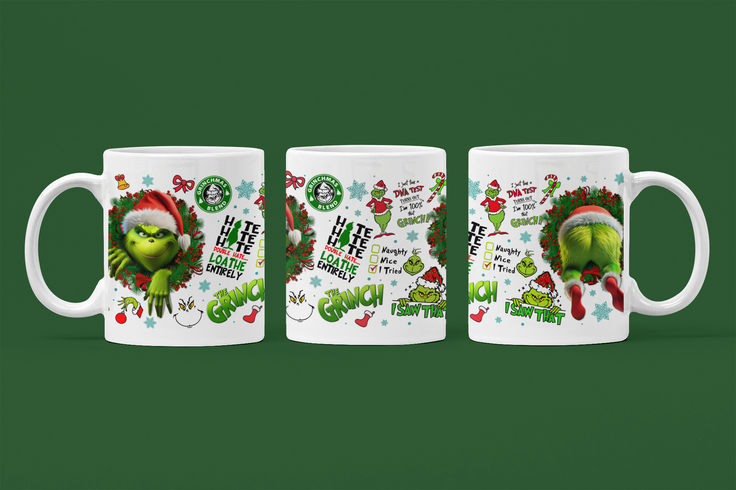 Tasse Grincheux des Fêtes