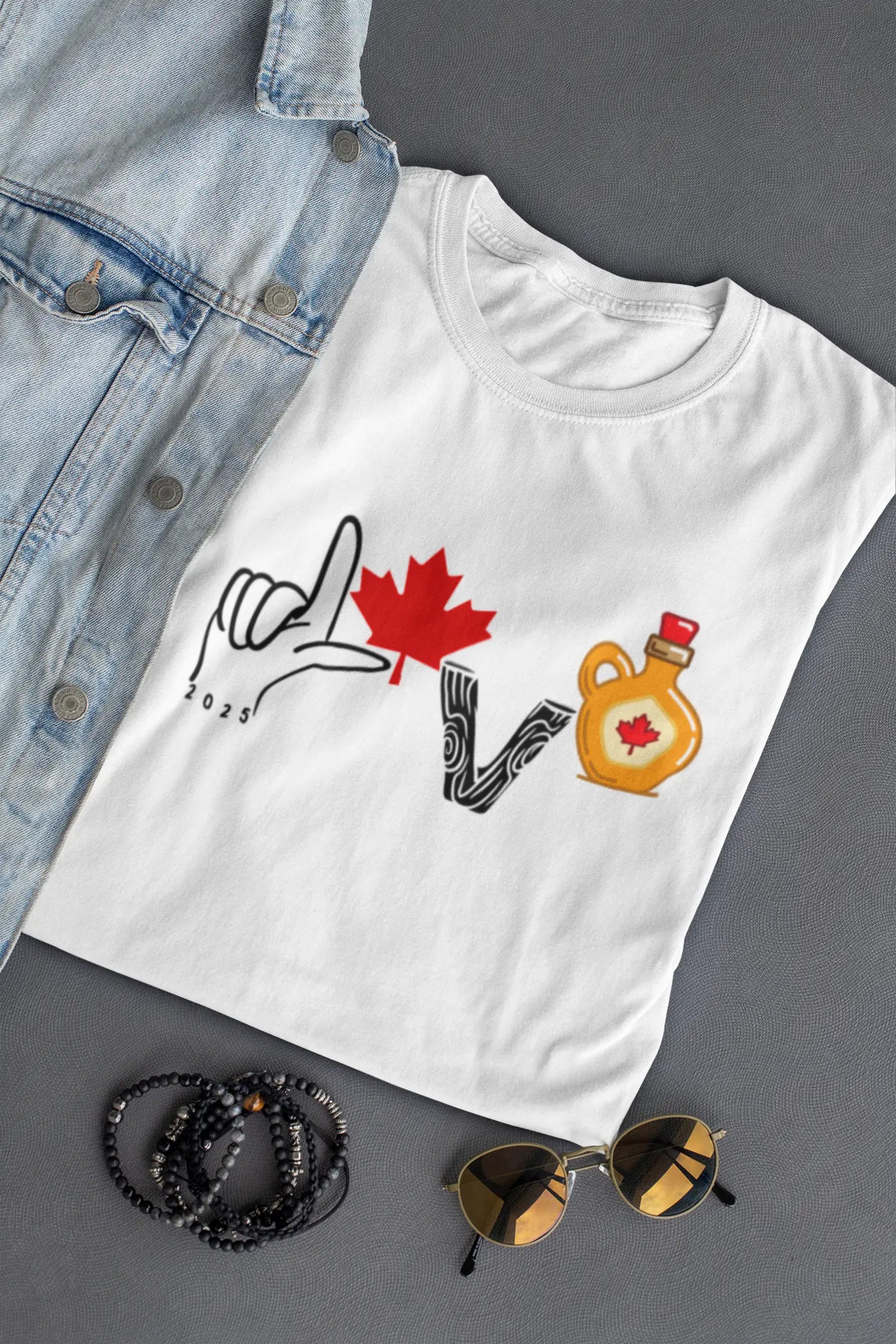 T-shirt Je love mon Canada La Boutique à Chichi