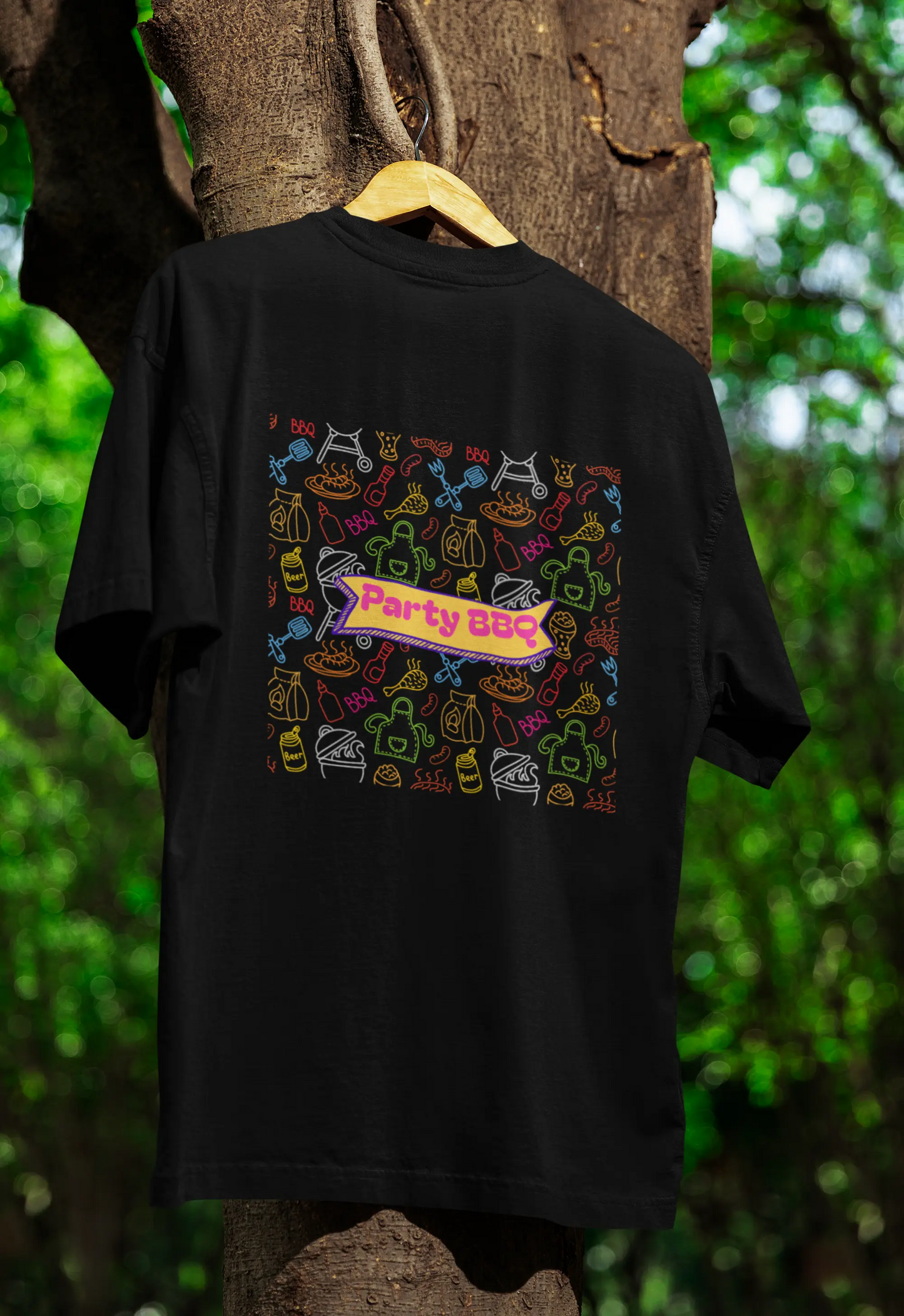 Le Kit Officiel du "Party BBQ" (T-shirt et Tablier) La Boutique à Chichi